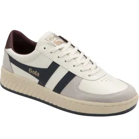 Gola Classics Mens Grandslam Low Rise Retro Trainers - Off White/Navy